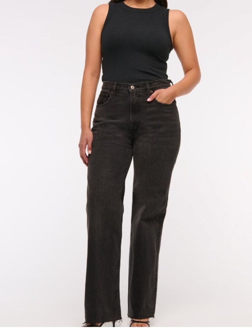 Abercrombie & Fitch 90s Relaxed High Rise Denim Curve Love size 28 | 6 R